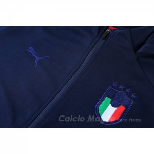 Tuta da Track con Cappuccio Italia 2021-2022 Blu