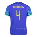 Maglia Brasile Giocatore Marquinhos Away 2022