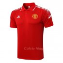 Polo Manchester United UCL 2021-2022 Rosso