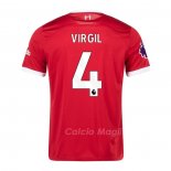 Maglia Liverpool Giocatore Virgil Home 2023-2024