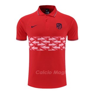 Maglia Polo Atletico Madrid 2022-2023 Rosso