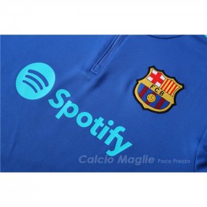 Tuta da Track di Felpa FC Barcellona Bambino 2023-2024 Blu