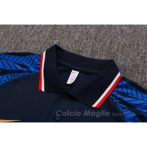 Maglia Polo Francia 2022-2023 Blu Scuro