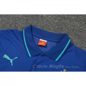 Maglia Polo Olympique Marsiglia 2022-2023 Blu e Verde