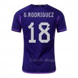 Maglia Argentina Giocatore G.rodriguez Away 2022