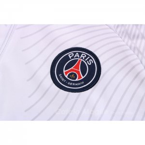 Tuta da Track di Felpa Paris Saint-Germain Bambino 2022-2023 Bianco