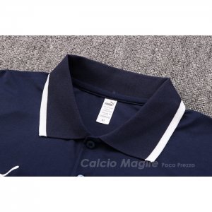 Maglia Polo Olympique Marsiglia 2022-2023 Blu Marino