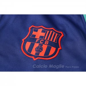 Tuta da Track Giacca FC Barcellona 2021-2022 Blu