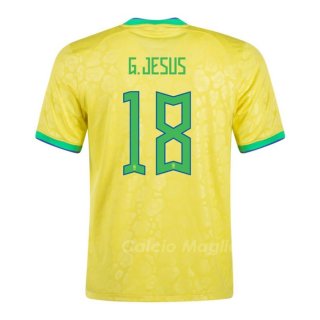Maglia Brasile Giocatore G.jesus Home 2022