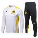 Tuta da Track Felpa Borussia Dortmund 2021-2022 Bianco