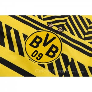 Tuta da Track Borussia Dortmund Manica Corta 2022-2023 Giallo