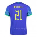 Maglia Brasile Giocatore Martinelli Away 2022