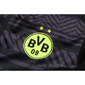 Tuta da Track di Giacca Borussia Dortmund 2022-2023 Grigio