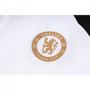 Tuta da Track di Felpa Chelsea 2023-2024 Bianco