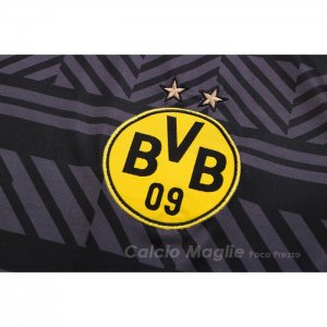 Tuta da Track Borussia Dortmund Manica Corta 2022-2023 Grigio