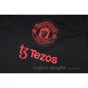 Maglia Polo Manchester United 2023-2024 Nero