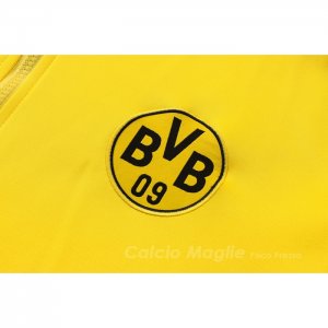 Tuta da Track con Cappuccio Borussia Dortmund 2021-2022 Giallo