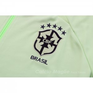Tuta da Track di Giacca Brasile Bambino 2022-2023 Verde