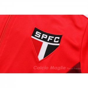 Tuta da Track di Giacca Sao Paulo 2022-2023 Rosso