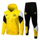 Tuta da Track con Cappuccio Borussia Dortmund 2021-2022 Giallo
