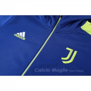 Tuta da Track con Cappuccio Juventus 2021-2022 Blu