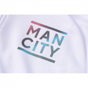 Tuta da Track Felpa Manchester City 2021-2022 Bianco