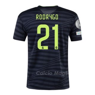 Maglia Real Madrid Giocatore Rodrygo Third 2022-2023