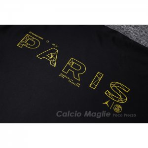 Tuta da Track Paris Saint-Germain Jordan Manica Corta 2023-2024 Nero - Pantaloncini