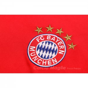 Tuta da Track Bayern Monaco Manica Corta 2022-2023 Rosso