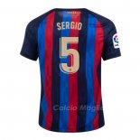 Maglia FC Barcellona Giocatore Sergio Home 2022-2023