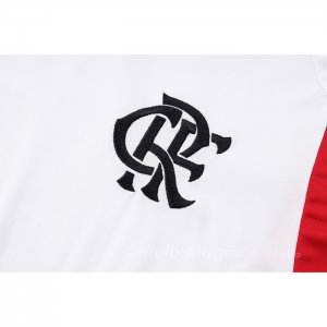 Tuta da Track Flamengo Manica Corta 2023-2024 Bianco - Pantaloncini