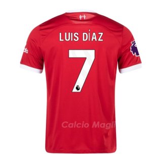 Maglia Liverpool Giocatore Luis Diaz Home 2023-2024