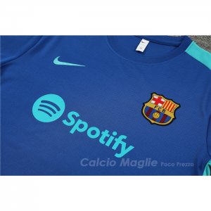 Maglia Allenamento FC Barcellona 2023-2024 Blu