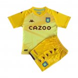 Maglia Aston Villa Portiere Bambino 2021-2022 Giallo