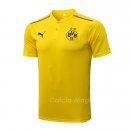 Maglia Polo Borussia Dortmund 2021-2022 Giallo
