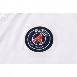 Maglia Polo Paris Saint-Germain Jordan 2022-2023 Bianco
