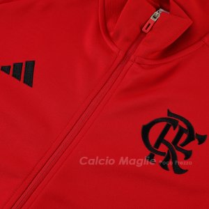 Tuta da Track di Giacca Flamengo 2023-2024 Rosso