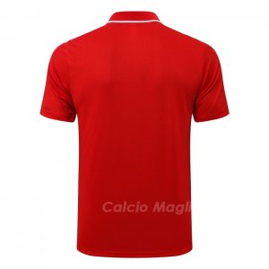 Polo Manchester United UCL 2021-2022 Rosso