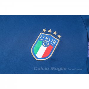 Maglia Allenamento Italia 2022-2023 Blu