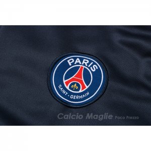 Giacca con Cappuccio Paris Saint-Germain 2021-2022 Blu