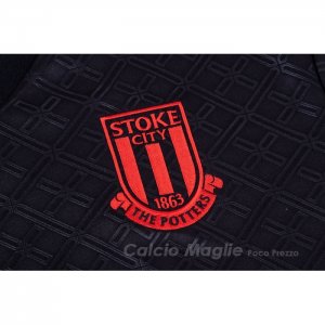 Maglia Stoke City Away 2022-2023 Nero