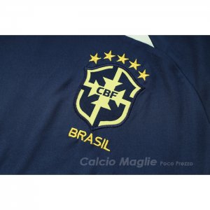 Maglia Allenamento Brasile 2022-2023 Blu