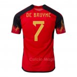Maglia Belgio Giocatore De Bruyne Home 2022