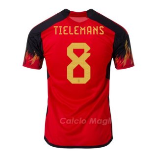 Maglia Belgio Giocatore Tielemans Home 2022