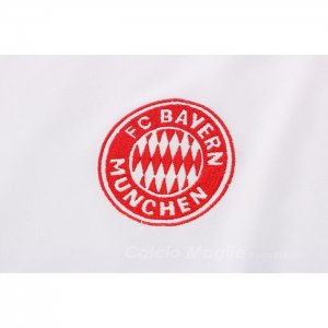 Tuta da Track Bayern Monaco Manica Corta 2022-2023 Bianco