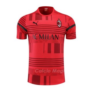 Maglia Allenamento Milan 2022-2023 Rosso