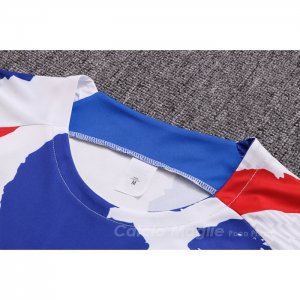 Maglia Allenamento Francia 2022-2023 Bianco Rosso Blu