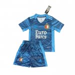 Maglia Feyenoord Portiere Bambino 2021-2022 Blu