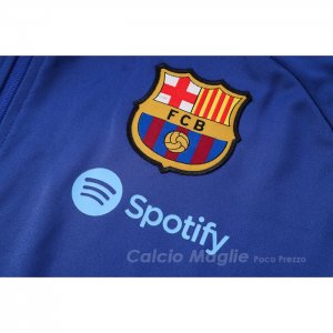 Tuta da Track di Giacca FC Barcellona 2022-2023 Blu