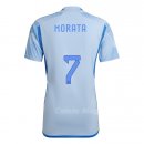Maglia Spagna Giocatore Morata Away 2022